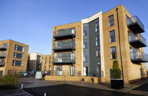 Southampton, Chapel Riverside apartments, exterior